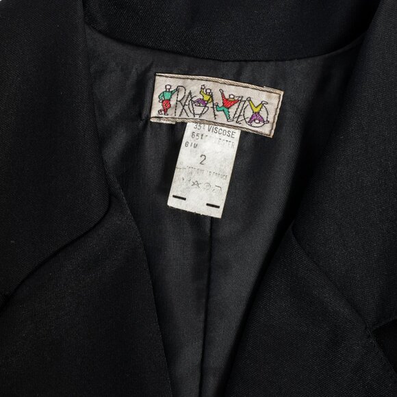 Ragazzo (Italy) Twill Wide Notch Lapel Swagger Coat - Picture 7 of 10